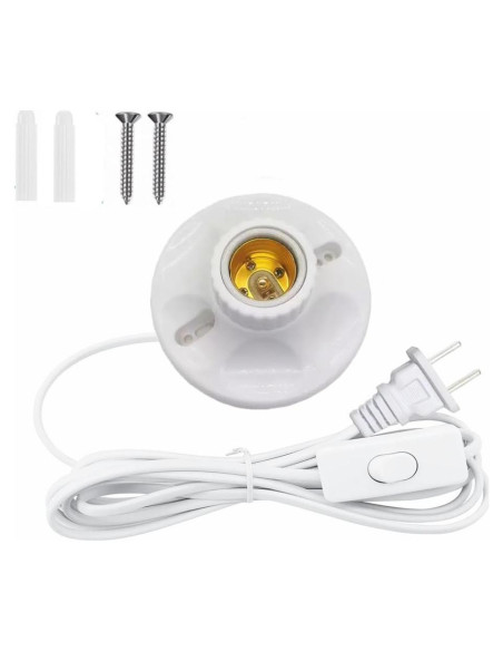 Portalámparas con cable 7.62 m E26/E27 DXMKOP con interruptor Portalámparas con cable 7.62 m E26/E27 DXMKOP con interruptor