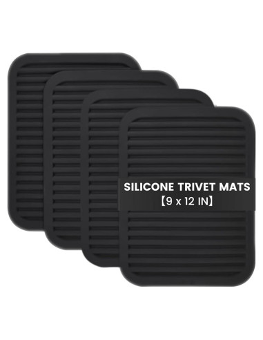Alfombrillas de Silicona Resistentes al Calor Ardanlingke 4 Pcs