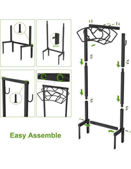 Soporte para Manguera de Jardín VyGrow, Resistente y Desmontable Soporte para Manguera de Jardín VyGrow, Resistente y Desmontable