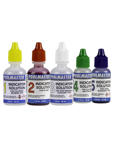 Soluciones de Reemplazo Poolmaster 23227 para Pruebas de Agua