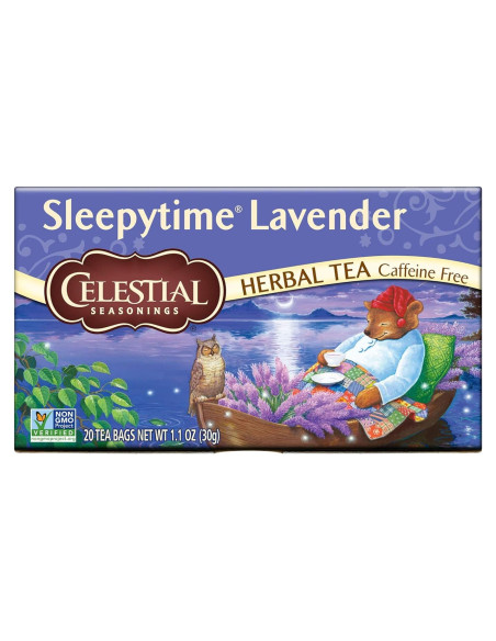 Té Herbal Celestial Seasonings Sleepytime Lavanda 20 Bolsitas Té Herbal Celestial Seasonings Sleepytime Lavanda 20 Bolsitas