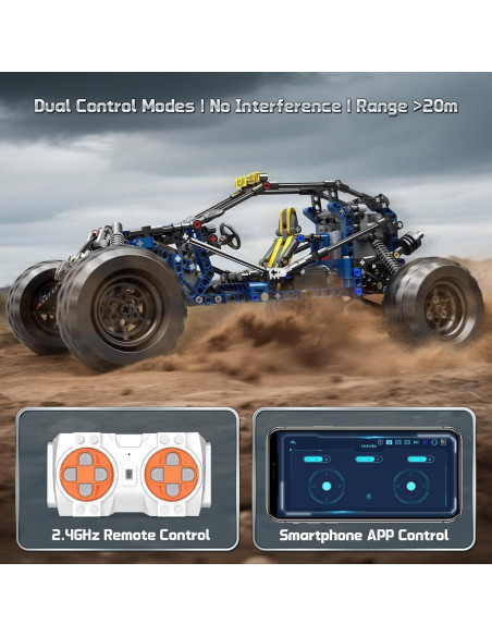 Coche RC Todo Terreno Mould King 18018 515 Piezas Control APP Coche RC Todo Terreno Mould King 18018 515 Piezas Control APP