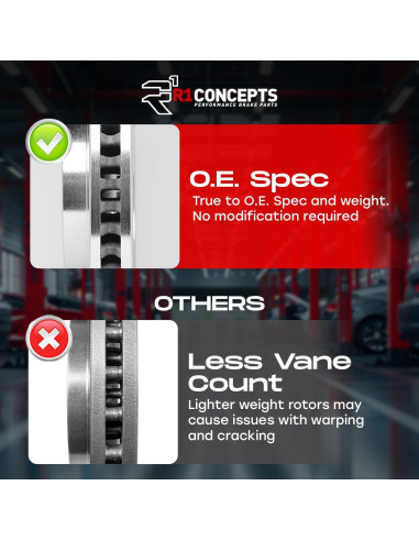 Kit de Freno Trasero R1 Concepts eLine para Lexus, Toyota