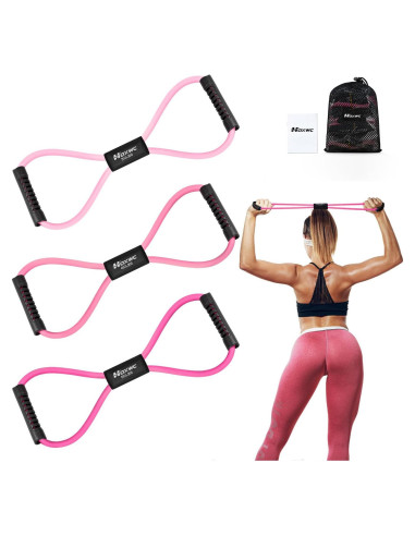 Banda de Resistencia Figura 8 HOXWC para Ejercicio y Yoga