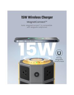 Torre de Regleta de Energía SUPERDANNY 12 Salidas AC 6 USB 2