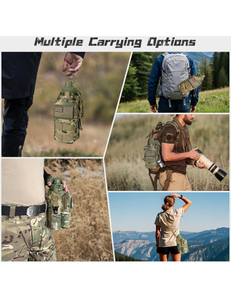 Botella de Agua Aislada AIKOTOO 32oz Camo para Gimnasio