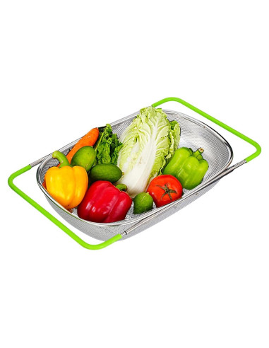 Colador Ovalado TENTA COCINA de Acero Inoxidable 2.5L