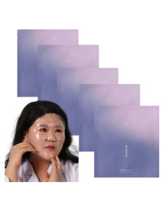 Mascarilla Facial de Gel MIZON Hyalugen - 5 Unidades Colágeno