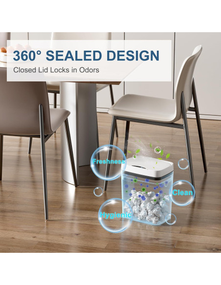 Cubo de Basura Inteligente 10.2 L Blanco con Sensor Automático Cubo de Basura Inteligente 10.2 L Blanco con Sensor Automático