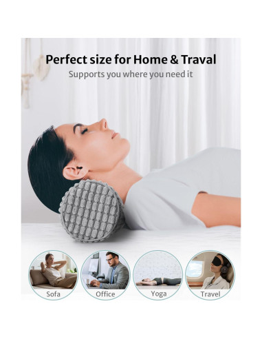 Almohada de Cuello Blissful Diary Espuma Viscoelástica 45x10 cm
