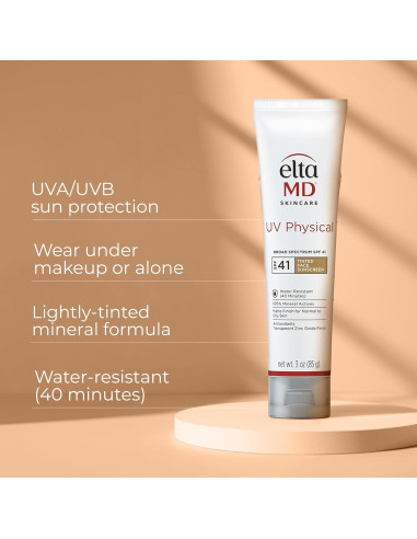 EltaMD Protector Solar Tinteado Físico 85g - 100% Mineral