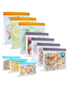 Paquete de 10 Bolsas Reutilizables iFUMOR 3 Galones Herméticas