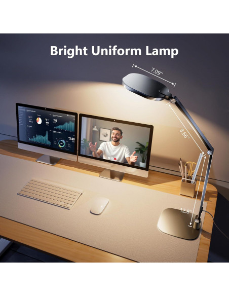 Lámpara de Escritorio LED LitONES F630 15W Regulable con Brazo Oscilante Lámpara de Escritorio LED LitONES F630 15W Regulable con Brazo Oscilante