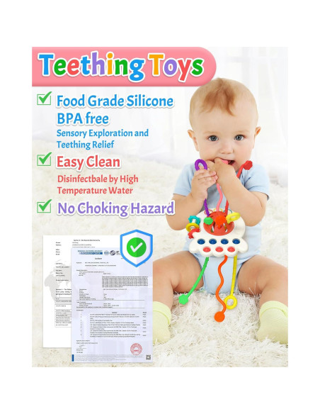 Juguete Sensorial Montessori Yetonamr para Bebés 6+ Meses Juguete Sensorial Montessori Yetonamr para Bebés 6+ Meses