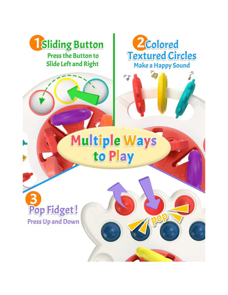 Juguete Sensorial Montessori Yetonamr para Bebés 6+ Meses Juguete Sensorial Montessori Yetonamr para Bebés 6+ Meses