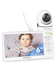 Monitor para Bebés HelloBaby HB6560 Pantalla 6" Infrarrojo