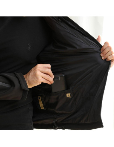Chaqueta Calentada Hombre 14400mAh Resistente al Agua y Viento