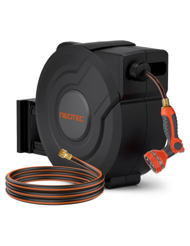 Carrete de Manguera de Jardín Retráctil NEOTEC 1/2" 12m