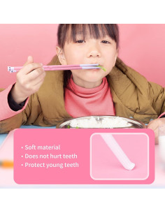 Palillos Portátiles Reutilizables Darunfa 19.8 cm 2 Pares Silicona 2