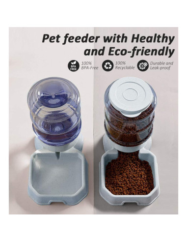 Dispensador Automático de Comida y Agua Ciconira 3.8L