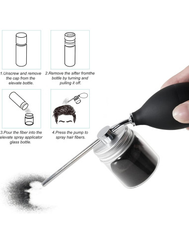 Aplicador de Spray para Fibras Capilares ALIVER - 2da Gen