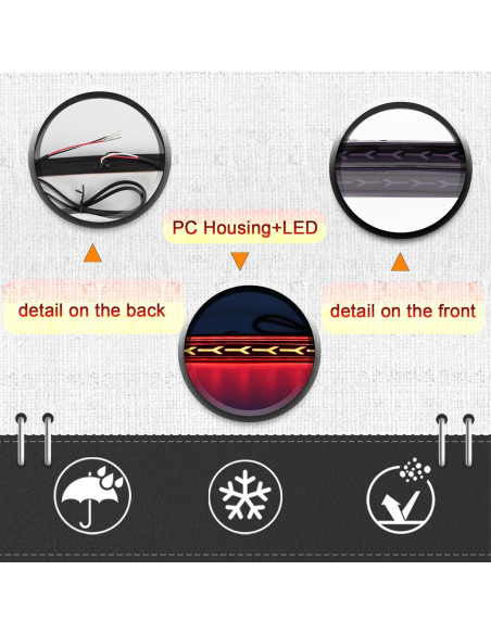 Kit de luces traseras LED ahumadas para Toyota Corolla 2019-2025 Kit de luces traseras LED ahumadas para Toyota Corolla 2019-2025