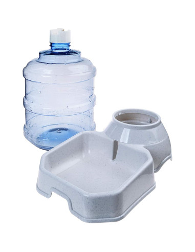 Dispensador de Comida y Agua para Mascotas TENINYU 3.8L
