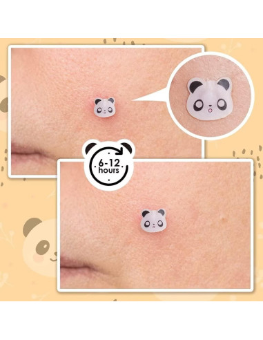 Parche de Acné Panda AUSLKA - 120 Puntos Hidrocoloides