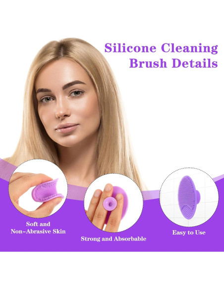 Paquete de 100 Cepillos Faciales de Silicona Suave Zisiueel Paquete de 100 Cepillos Faciales de Silicona Suave Zisiueel