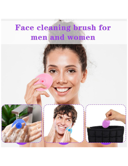 Paquete de 100 Cepillos Faciales de Silicona Suave Zisiueel Paquete de 100 Cepillos Faciales de Silicona Suave Zisiueel