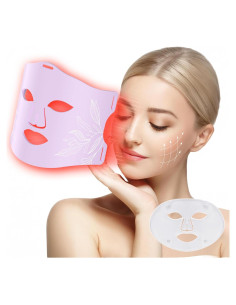 Máscara Facial LED Terapia de Luz Baiou 8-en-1 con Hielo