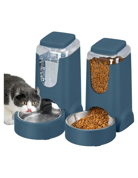 Comederos Automáticos WyfKyd para Gatos y Perros 2 Pzs Comederos Automáticos WyfKyd para Gatos y Perros 2 Pzs