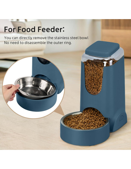 Comederos Automáticos WyfKyd para Gatos y Perros 2 Pzs Comederos Automáticos WyfKyd para Gatos y Perros 2 Pzs