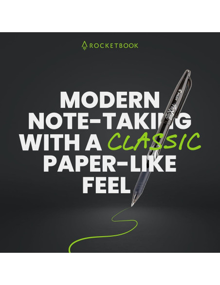 Cuaderno Reutilizable Rocketbook Core Negro 15.24x22.35 cm Cuaderno Reutilizable Rocketbook Core Negro 15.24x22.35 cm