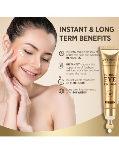 Crema Anti Envejecimiento VELAMO 15g - Eliminador de Arrugas