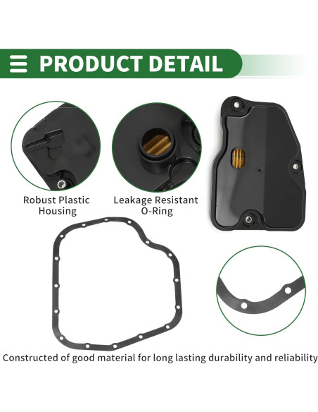 Kit de Filtro de Transmisión Automática Motoforti para Toyota Kit de Filtro de Transmisión Automática Motoforti para Toyota