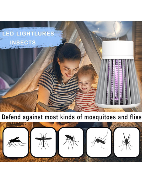 Trampa para Insectos Recargable USB SHENZHEN 230g Luz UV Trampa para Insectos Recargable USB SHENZHEN 230g Luz UV