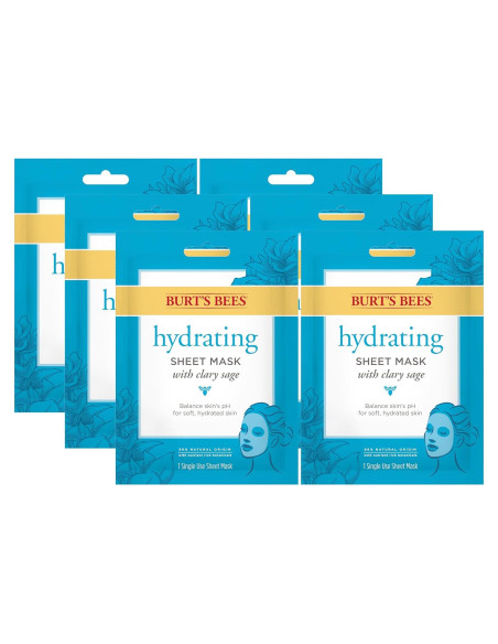 Mascarilla Hidratante Burt's Bees con Salvia Clary 1 Unidad Mascarilla Hidratante Burt's Bees con Salvia Clary 1 Unidad