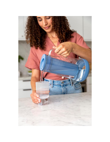 Jarra de Filtro de Agua LifeStraw Home 7 Tazas Vidrio Azul Jarra de Filtro de Agua LifeStraw Home 7 Tazas Vidrio Azul