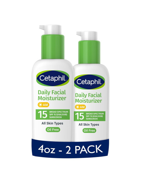 Hidratante Facial Diario Cetaphil SPF 15 2x118ml Piel Sensible Hidratante Facial Diario Cetaphil SPF 15 2x118ml Piel Sensible