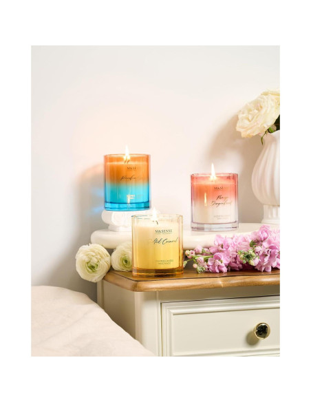 Vela Aromática M&SENSE Océano 300g Cera de Soja 60h Quema Vela Aromática M&SENSE Océano 300g Cera de Soja 60h Quema