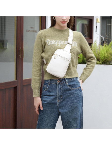 Bolsa Cruzada Pequeña Antirrobo DIOMO para Mujeres - Cuero Vegano Bolsa Cruzada Pequeña Antirrobo DIOMO para Mujeres - Cuero Vegano