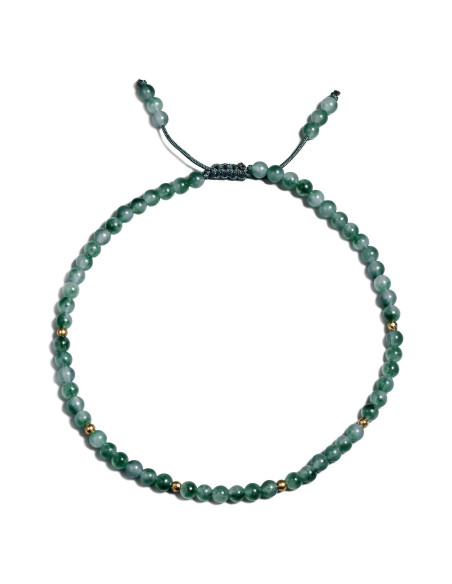 Pulsera de Tobillo de Ágata Musgosa Jewever Ajustable 21.6-25.4 cm Pulsera de Tobillo de Ágata Musgosa Jewever Ajustable 21.6-25.4 cm