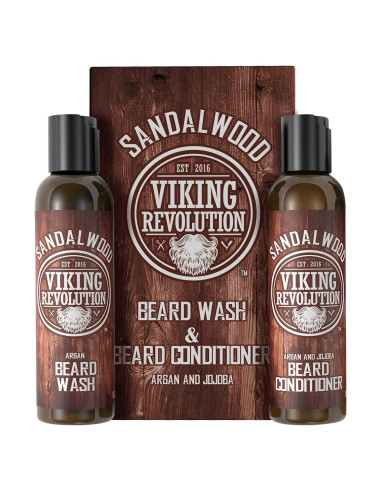 Juego de Champú y Acondicionador para Barba Viking Revolution 150 ml