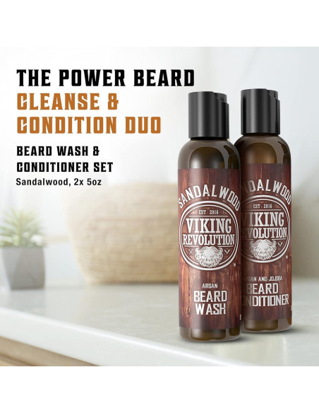 Juego de Champú y Acondicionador para Barba Viking Revolution 150 ml Juego de Champú y Acondicionador para Barba Viking Revolution 150 ml