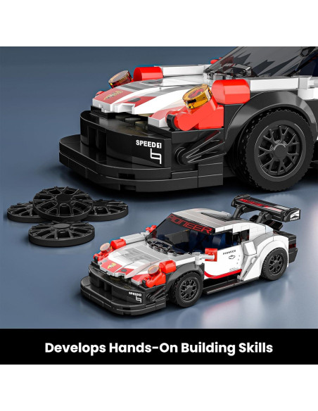 Mould King RSR Kit de Construcción Coche Deportivo 27010 389 Piezas Mould King RSR Kit de Construcción Coche Deportivo 27010 389 Piezas