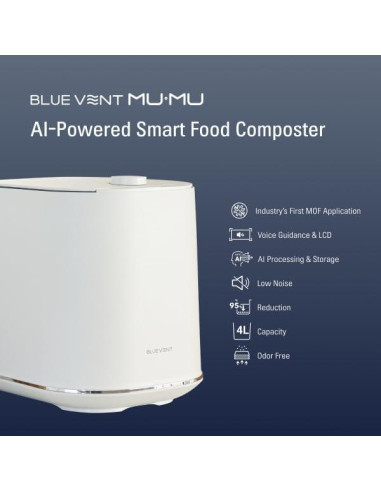 Compostador Eléctrico Inteligente THINKWARE MUMU 4L Silencioso