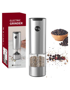 Juego de Molinillos Eléctricos de Sal y Pimienta Edleikoke