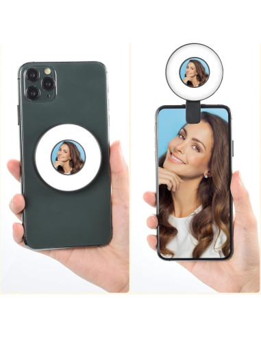 Anillo de Luz LED UTEBIT para Grabación de Video y Selfies
