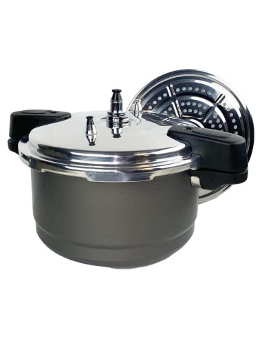 Olla a presión Granite Ware 20 qt de aluminio anodizado